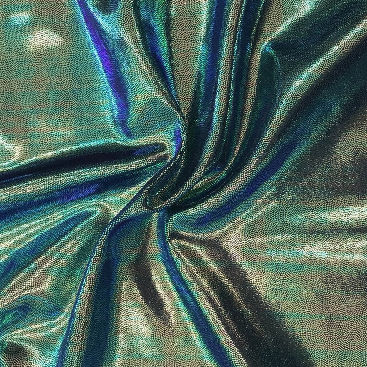 1 Yard Wizard Foiled Spandex 4 Way Stretch Performance Dancewear Costume Fabric 56 58 Inch Width